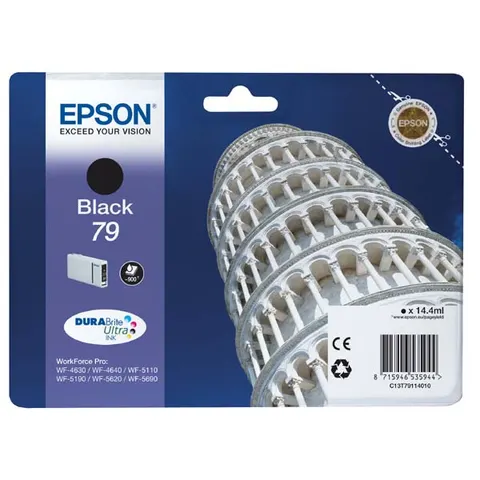 Tusz EPSON 79 - czarny, 14ml, 900 stron