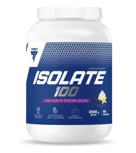 TREC - ISOLATE 100 - JAR CREAMY-VANILLA - 2000g