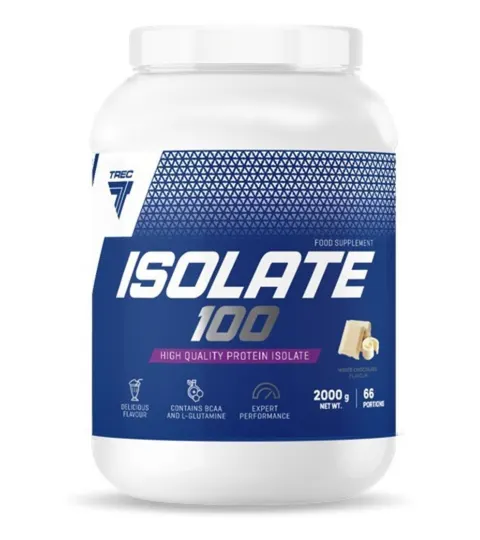 TREC - ISOLATE 100 - JAR WHITE CHOCOLATE - 2000g