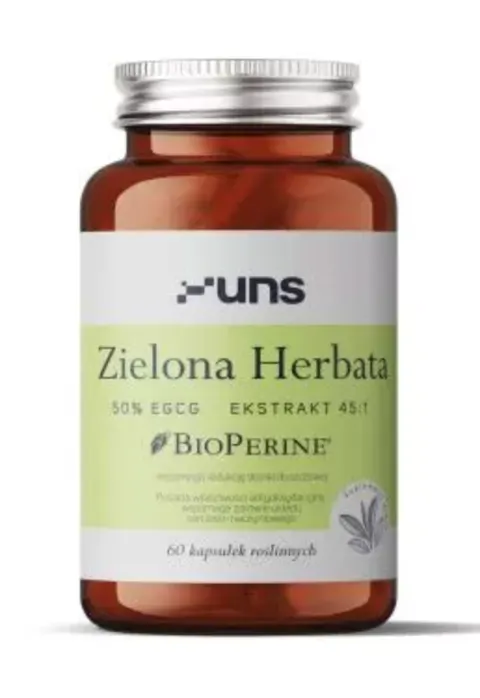UNS - Zielona herbata + Bioperine - 60 kaps.