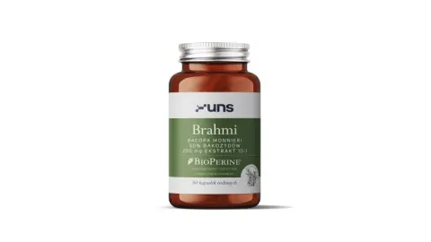 UNS - BRAHMI + Bioperine ( Bacopa Monnieri) 60 kaps.