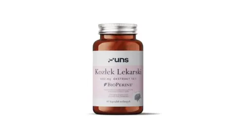 UNS Kozłek Lekarski + Bioperine 60 vege kaps.