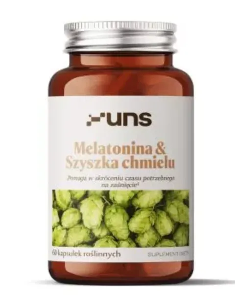 UNS - MELATONINA & SZYSZKA CHMIELU 60 VEGE KAPS.