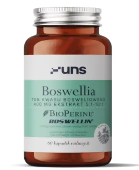 UNS - BOSWELLIA + BIOPERINE (60 kaps. vege)