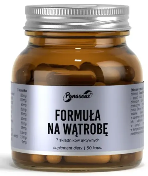 Panaseus - Formuła Na Wątrobę - 50 kapsułek