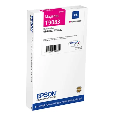 Tusz EPSON T9083 - magenta, 39ml, XL