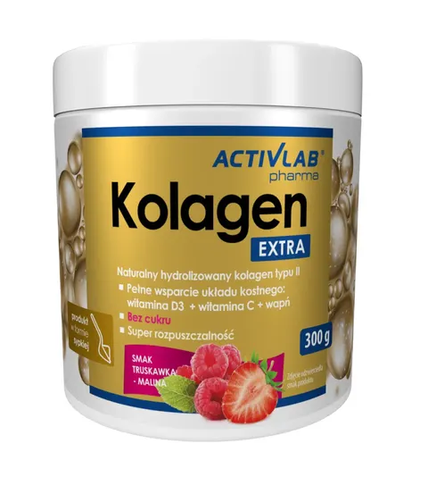 Activlab - Kolagen EXTRA malina - truskawka 300g.