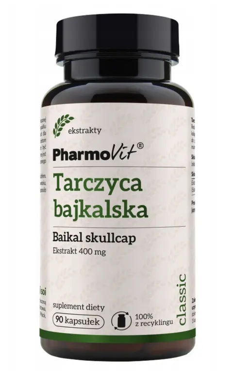 Pharmovit - Tarczyca bajkalska 400 mg 90 kaps - Classic