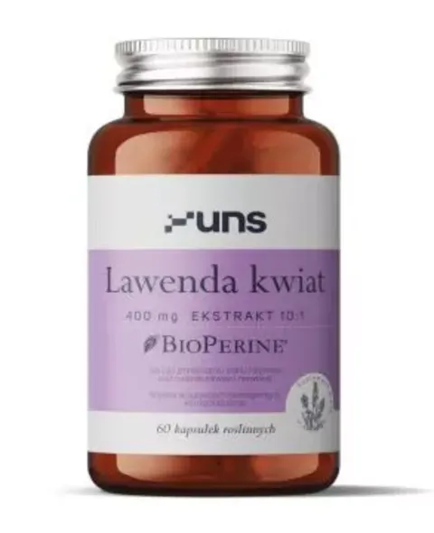 UNS - LAWENDA KWIAT+ BIOPERINE (60 kaps. vege)