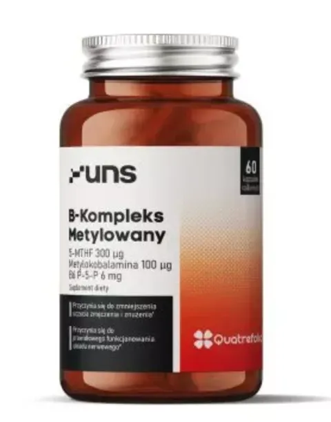UNS - B-KOMPLEKS METYLOWANY (60 kaps. vege)