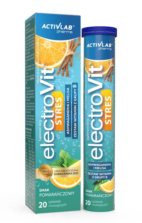 Activlab - Electrovit Stres pomarańcza tuba 20tabl.