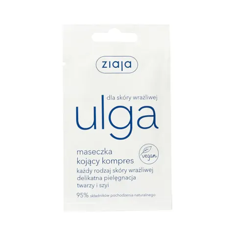 ZIAJA - ULGA maseczka kojący kompres 7 ml. 1 saszetka