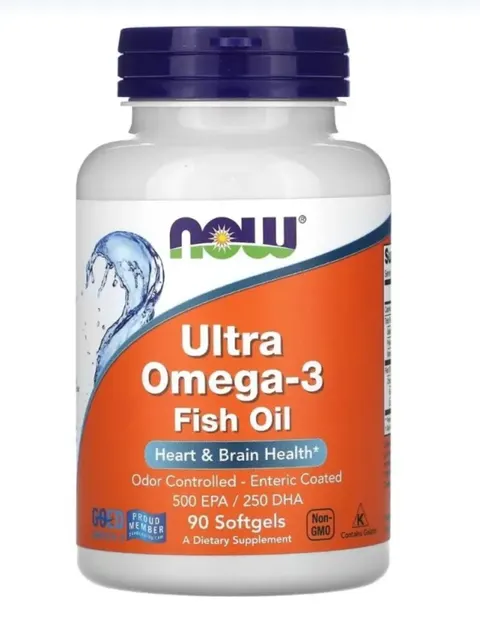 NOW Foods - Ultra Omega - 3 Fish Oil 90 kaps.