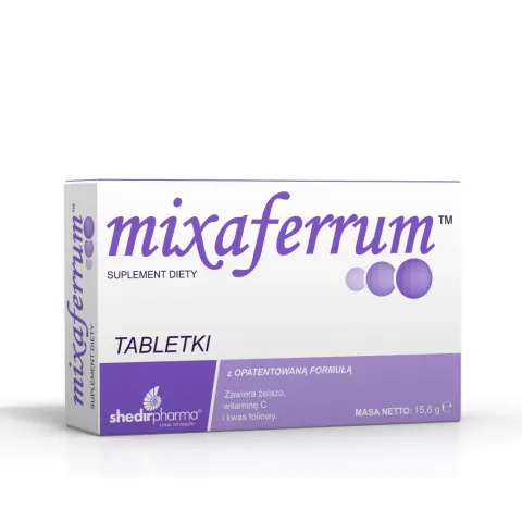 Shedirpharma - MIXAFERRUM – 30 tabletek