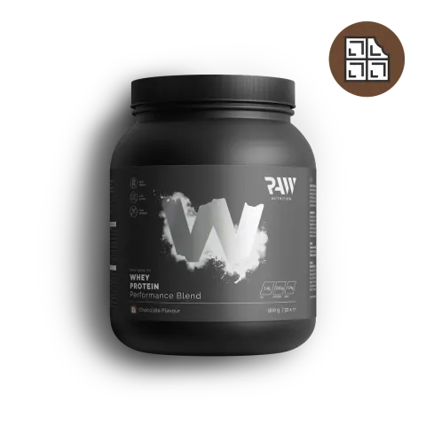 Whey Protein Performance BLEND CZEKOLADA - 900G - Raw Nutrition