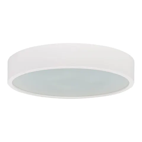 Katia 475 biały okrągły plafon drewniany 3x E27