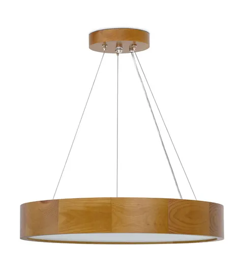 Katia 375 jasny dąb wisząca lampa drewniana