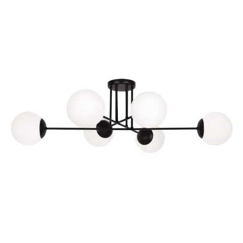 Lampa sufitowa SAVOY 6 czarna