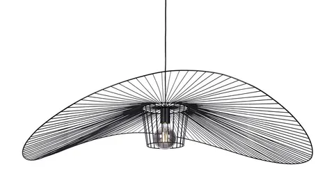 Lampa wisząca KAPELUSZ czarna