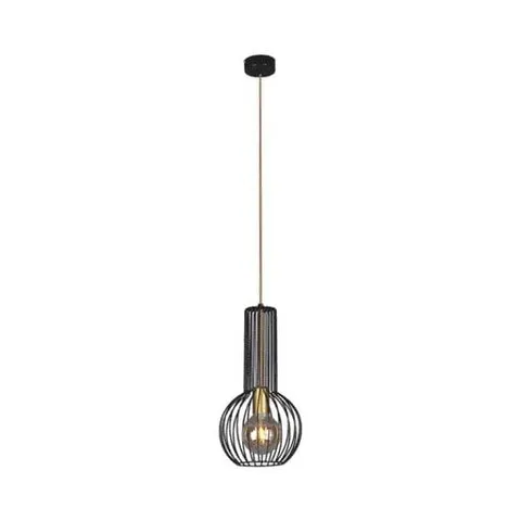 Lampa wisząca ARVI BLACK 1 czarno/złota