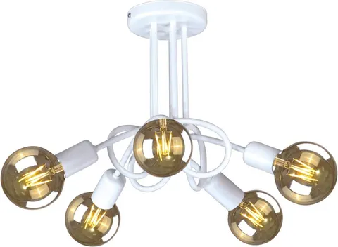 Lampa sufitowa DEZE 5 biała