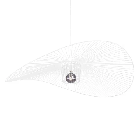 Lampa wisząca KAPELUSZ biała