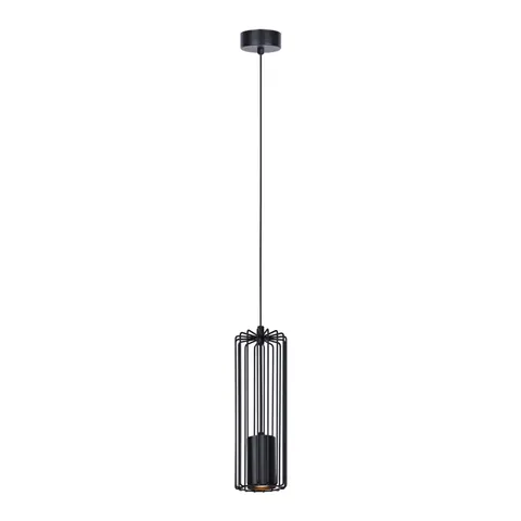 Lampa wisząca FALCON czarna druciak