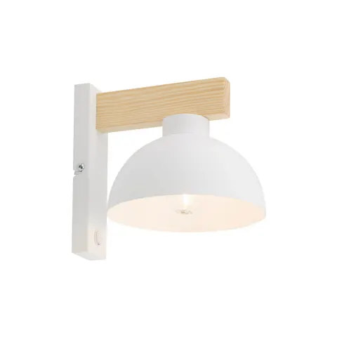 OSLO WHITE KINKIET 1 PŁ