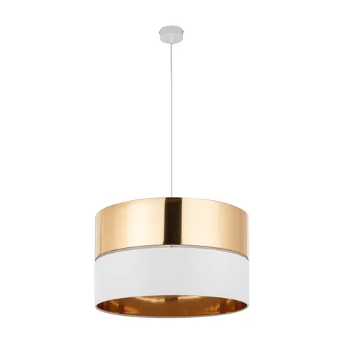 HILTON WHITE/GOLD LAMPA WISZĄCA 1 PŁ