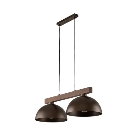 OSLO BROWN LAMPA WISZĄCA 2 PŁ