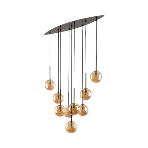 ESTERA BROWN LAMPA SUFITOWA 9 PŁ