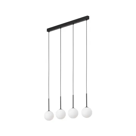 MARTIN BLACK / WHITE LAMPA WISZĄCA 4xG9 BIAŁA/CZARNA