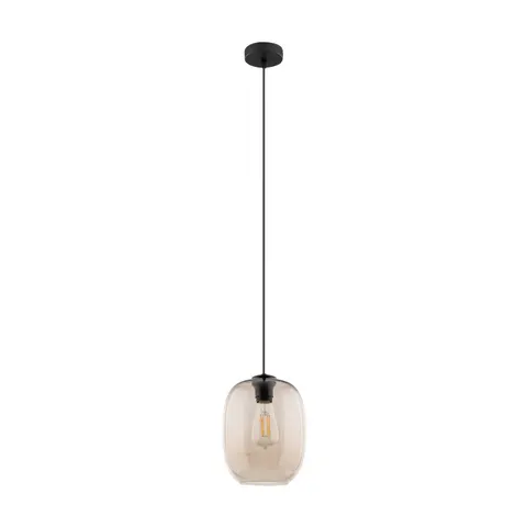 ELIO TOPAZ LAMPA WISZACA BURSZTYNOWA 1xE27