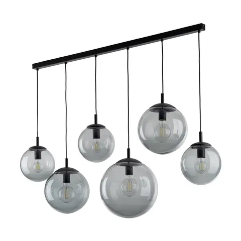 ESME GRAPHITE LAMPA WISZĄCA 6 LISTWA