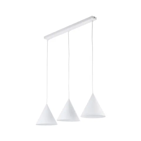CONO WHITE LAMPA WISZĄCA 3 LISTWA