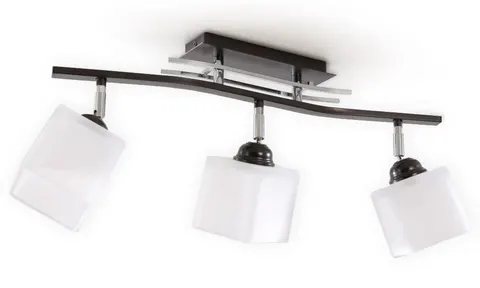 Lampa sufitowa PUNTO 3x E27 Plafon Wenge