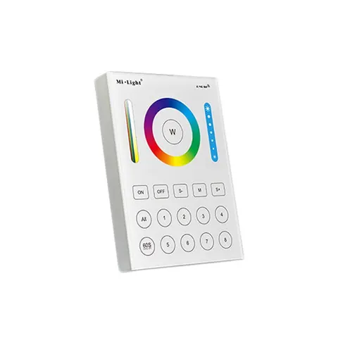 MiBoxer panel dotykowy do taśm LED 5w1 MONO/CCT/RGB/RGBW/RGB+CCT 8-strefowy biały B8