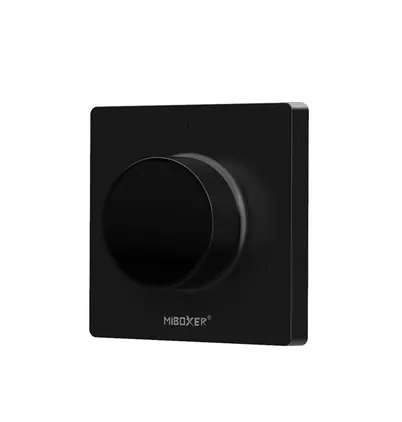 MiBoxer pilot ścienny obrotowy do taśm LED MONO/CCT czarny K1B