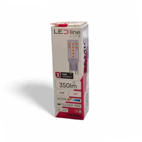 Żarówka LED G9 premium 230V 4W 350 lm LED Line