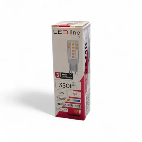 Żarówka LED G9 premium 230V 4W 350 lm LED Line