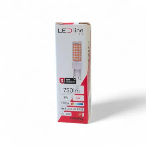 Żarówka LED G9 premium 230V 8W 750lm LED Line