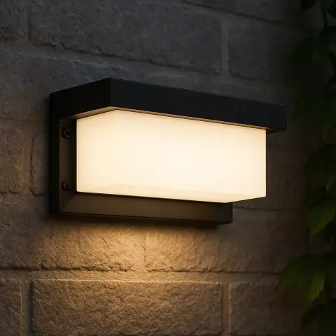 Lampa ścienna zewnętrzna kinkiet LED LAGOS 12W 4000K IP54 czarny