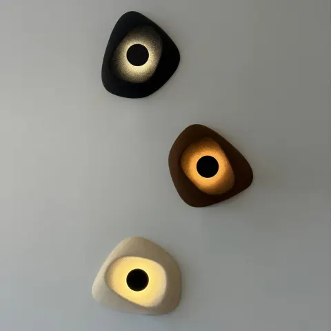 Filcowy kinkiet LED EAGLE WALL beżowy Azzardo AZ6577 3000K