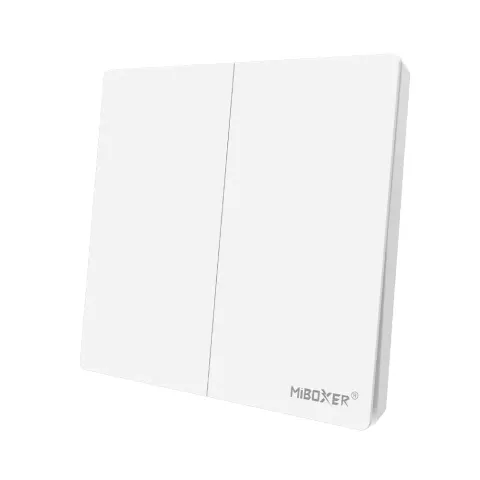 MiBoxer przycisk podwójny RF do odbiorników 2,4 GHz biały