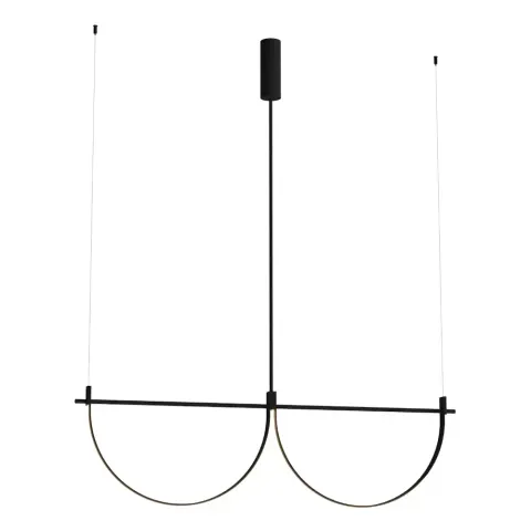 Lampa wisząca VICTORIA 40W 2770lm 3000K czarna P0688 Maxlight