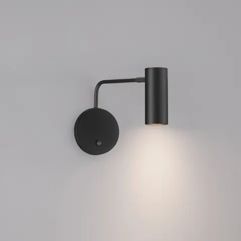 Kinkiet LED z wyłącznikiem czarny GRAUS Luces Exclusivas LE46054