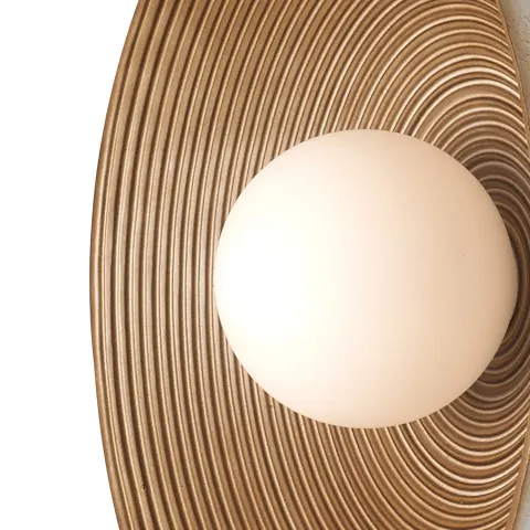 Lampa ścienna kinkiet beżowy ILUSIONI 1xG9 26 cm