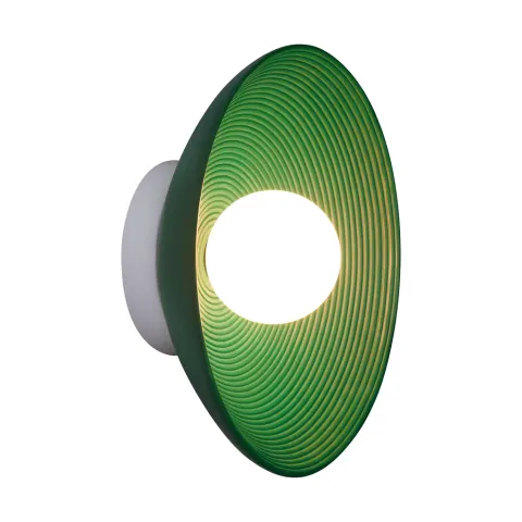 Lampa ścienna kinkiet zielony ILUSIONI 1xG9 26 cm