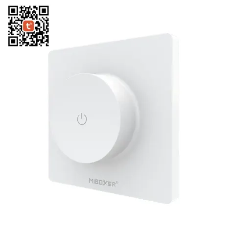 MiBoxer ściemniacz obrotowy Triac 300W 230V RF 2,4GHz + WiFi biały TRI-K1WR