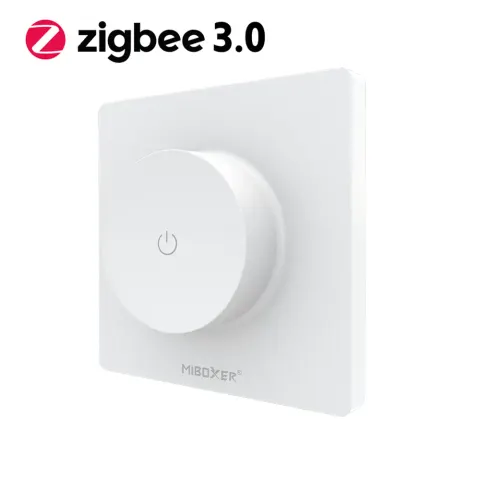 MiBoxer ściemniacz obrotowy Triac 300W 230V RF 2,4GHz + ZigBee 3.0 biały TRI-K1ZR